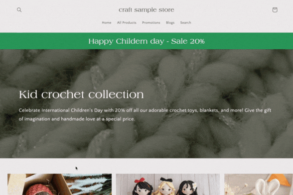 shopify sticky section
