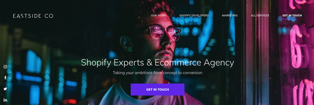 Eastside Co Shopify agency