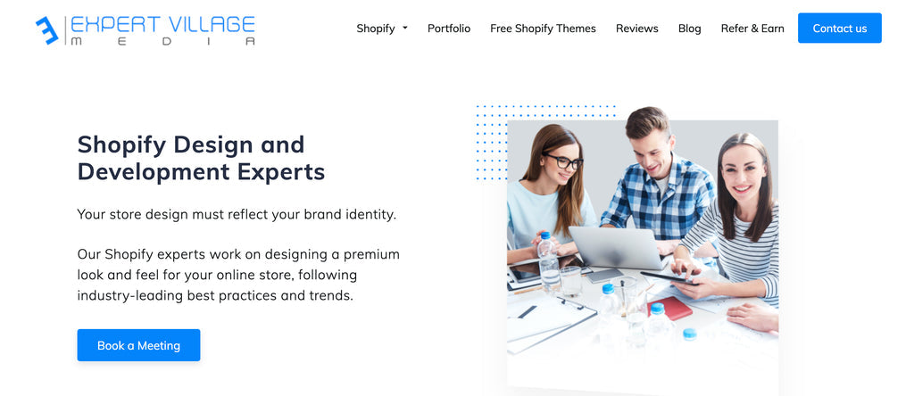 Expert Village Media Shopify agency