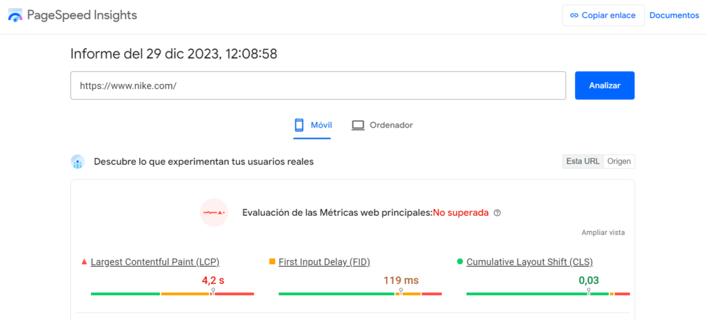 pagespeed insights platform