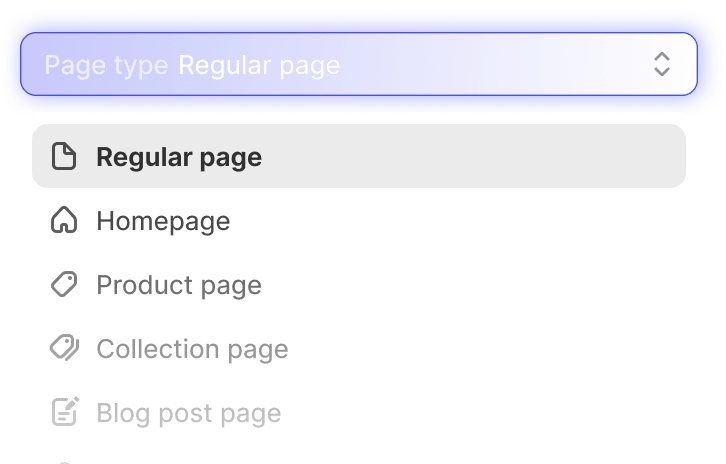 switch page type